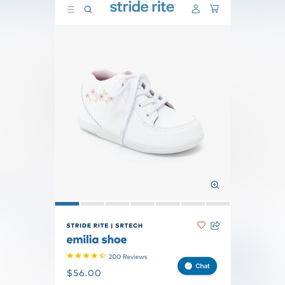Stride Rite Kids Girls Emilia Bootie/Shoe - Picture 8 of 8